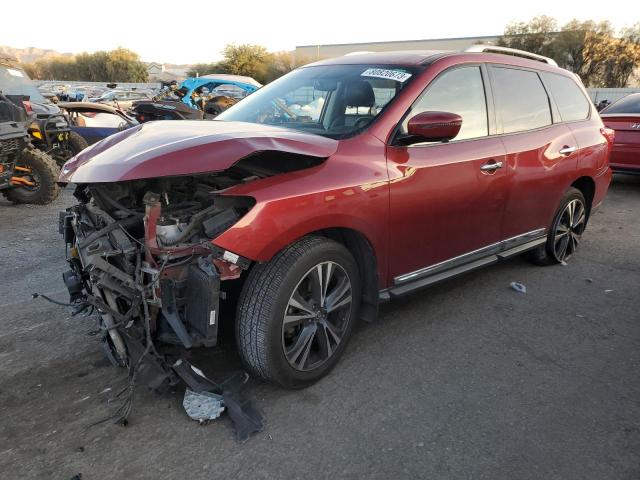 5N1DR2MM6HC675146 - 2017 NISSAN PATHFINDER S RED photo 1