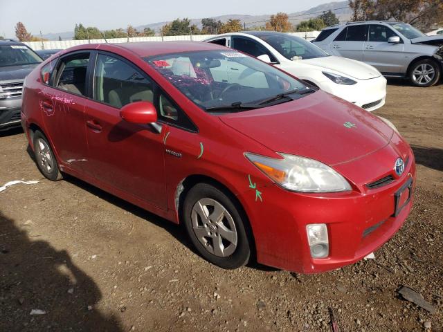 JTDKN3DU0A0090356 - 2010 TOYOTA PRIUS RED photo 4