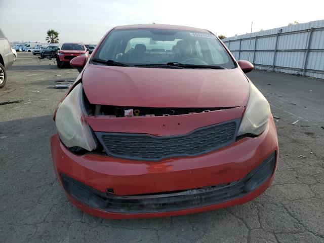 KNADM4A3XE6336066 - 2014 KIA RIO LX RED photo 5