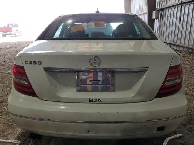 WDDGF4HB6CA602545 - 2012 MERCEDES-BENZ C 250 WHITE photo 6