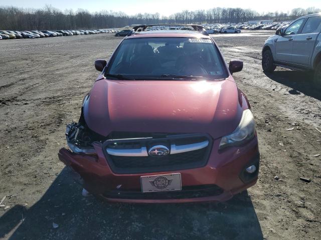 JF1GPAS6XD2854267 - 2013 SUBARU IMPREZA SPORT LIMITED RED photo 5