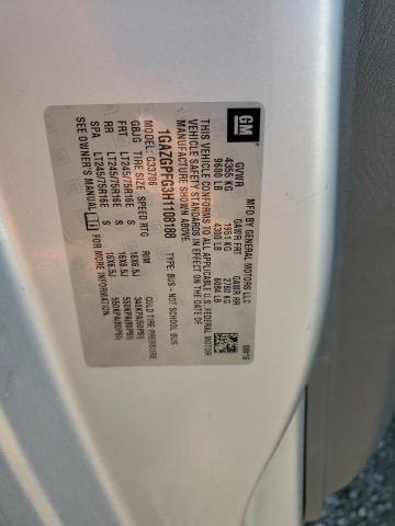 1GAZGPFG3H1108188 - 2017 CHEVROLET EXPRESS G3 LT Gümüş foto 14