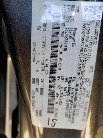 1FADP3F21FL339810 - 2015 FORD FOCUS SE GRAY photo 12