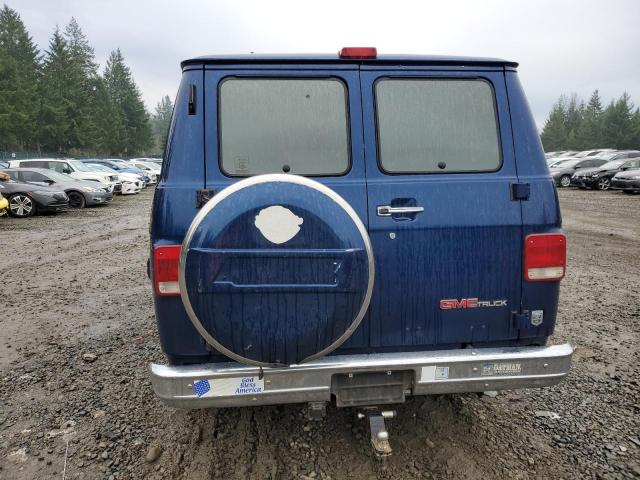 1GDEG25K4SF540910 - 1995 GMC RALLY WAGO G2500 BLUE photo 6