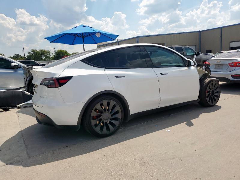 7SAYGDEF6NF536532 - 2022 TESLA MODEL Y თეთრი ფოტო 3