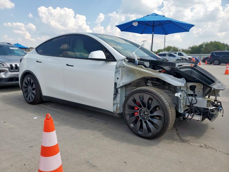 7SAYGDEF6NF536532 - 2022 TESLA MODEL Y თეთრი ფოტო 4