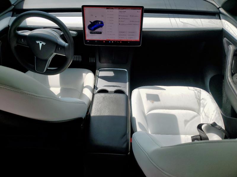 7SAYGDEF6NF536532 - 2022 TESLA MODEL Y თეთრი ფოტო 8