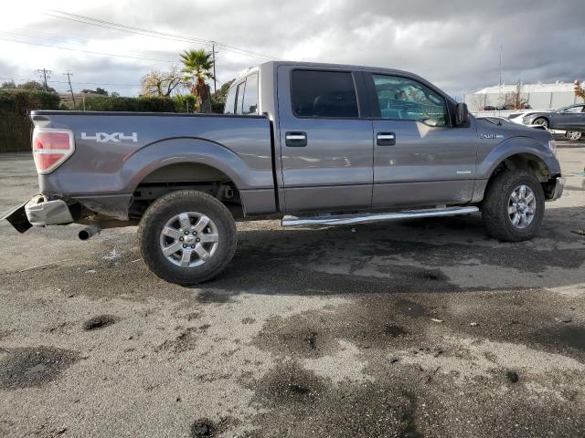 1FTFW1ET5EKD26289 - 2014 FORD F150 SUPERCREW GRAY photo 3