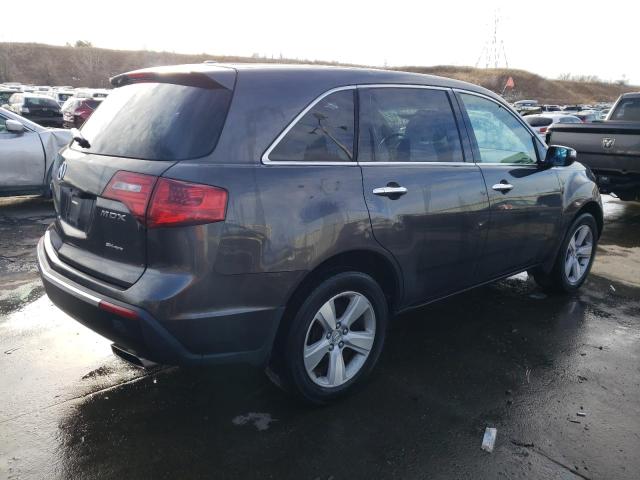 2HNYD2H20BH503738 - 2011 ACURA MDX GRAY photo 3