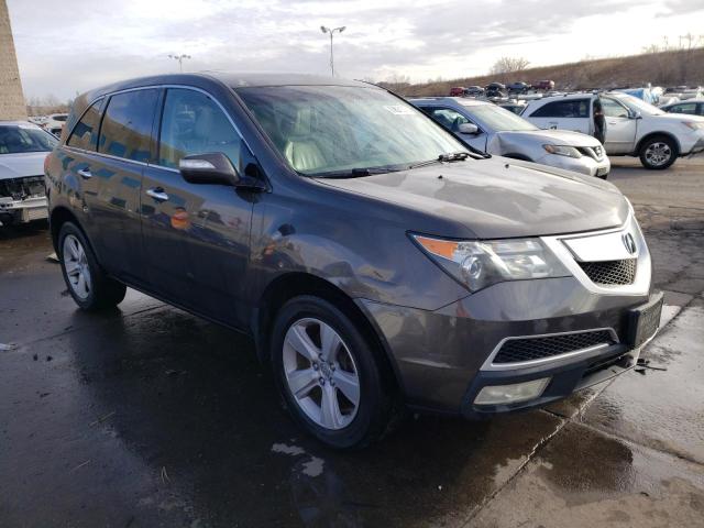 2HNYD2H20BH503738 - 2011 ACURA MDX GRAY photo 4