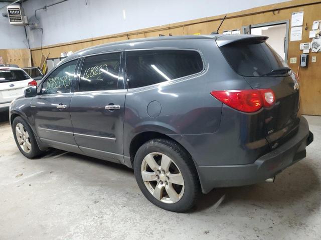 1GNKVLED6BJ161755 - 2011 CHEVROLET TRAVERSE LTZ GRAY photo 2