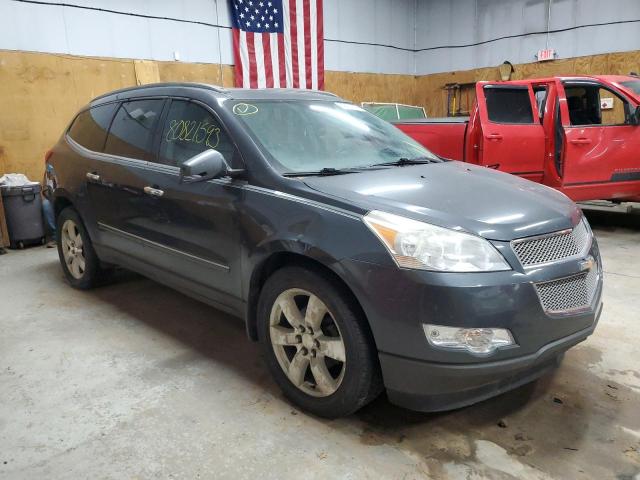 1GNKVLED6BJ161755 - 2011 CHEVROLET TRAVERSE LTZ GRAY photo 4