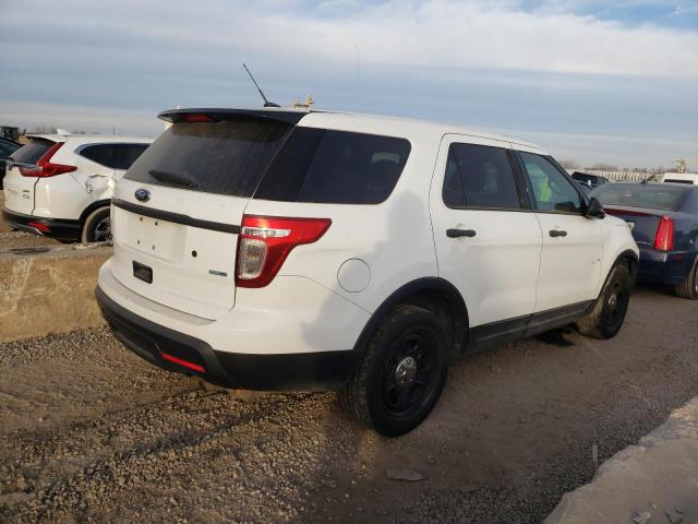 1FM5K8AR5EGB85667 - 2014 FORD EXPLORER POLICE INTERCEPTOR WHITE photo 3