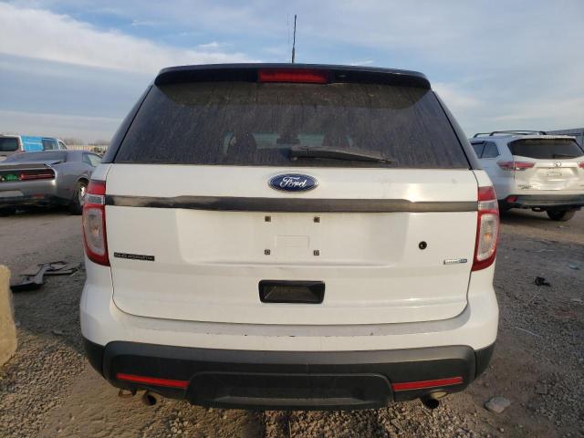 1FM5K8AR5EGB85667 - 2014 FORD EXPLORER POLICE INTERCEPTOR WHITE photo 6