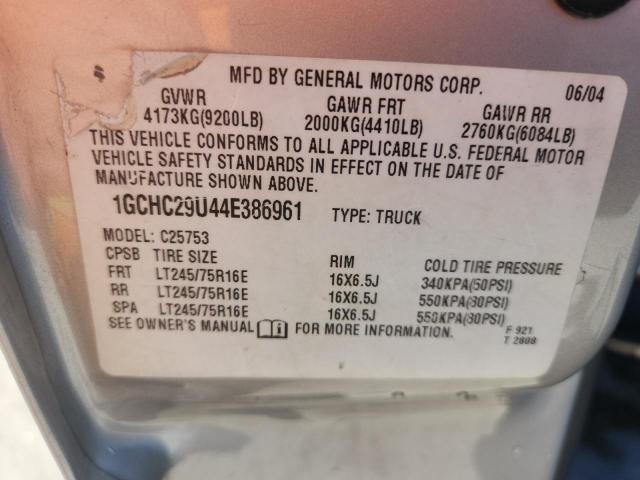 1GCHC29U44E386961 - 2004 CHEVROLET SILVERADO C2500 HEAVY DUTY TAN photo 13