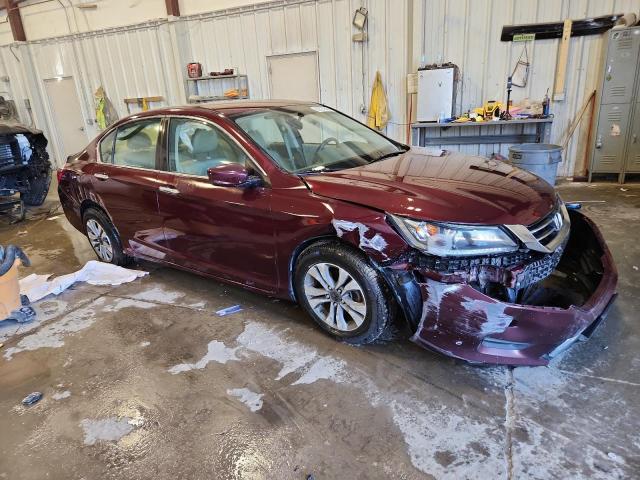 1HGCR2F33EA148405 - 2014 HONDA ACCORD LX BURGUNDY photo 4