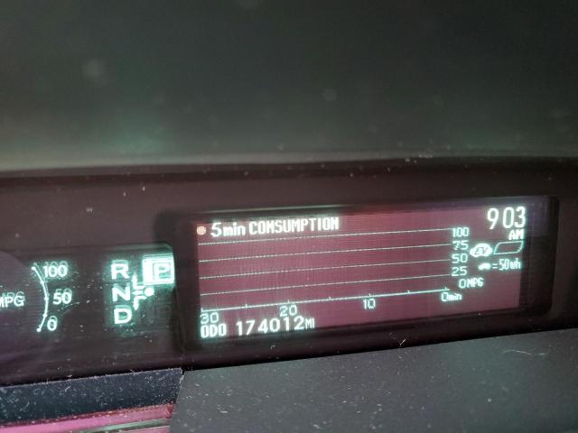 JTDKN3DUXD5552056 - 2013 TOYOTA PRIUS 银色 照片 9