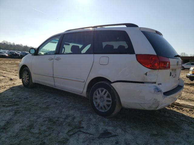 5TDZK23C57S094001 - 2007 TOYOTA SIENNA CE WHITE photo 2