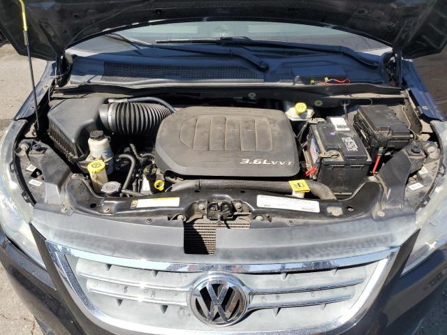 2C4RVABG2CR321430 - 2012 VOLKSWAGEN ROUTAN SE BLACK photo 12