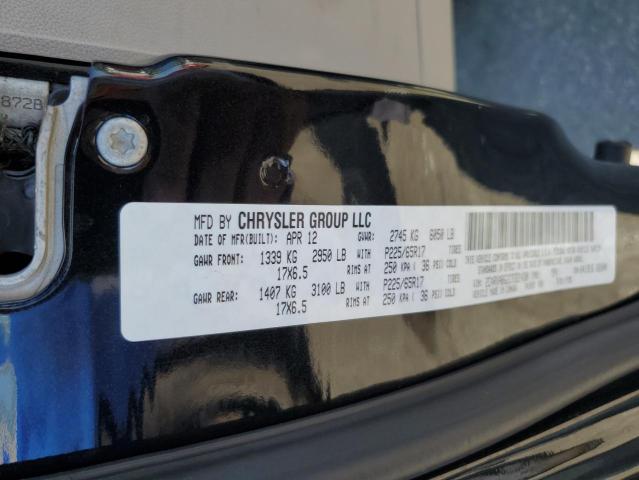 2C4RVABG2CR321430 - 2012 VOLKSWAGEN ROUTAN SE BLACK photo 13