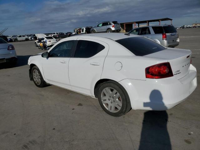 1C3CDZAB1EN190668 - 2014 DODGE AVENGER SE WHITE photo 2