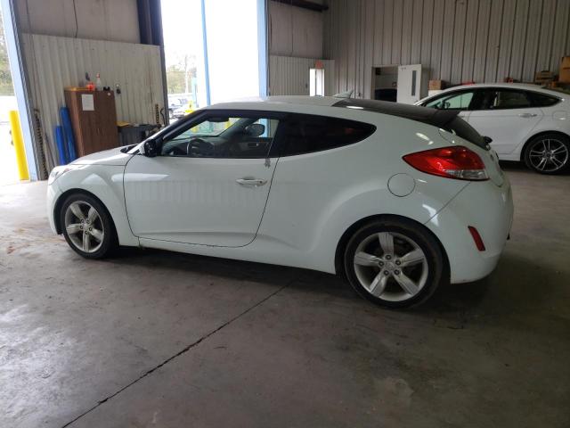 KMHTC6AD0DU116429 - 2013 HYUNDAI VELOSTER WHITE photo 2