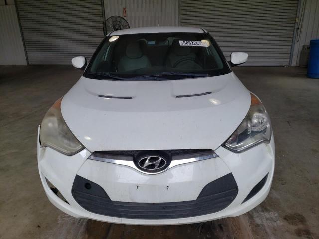 KMHTC6AD0DU116429 - 2013 HYUNDAI VELOSTER WHITE photo 5