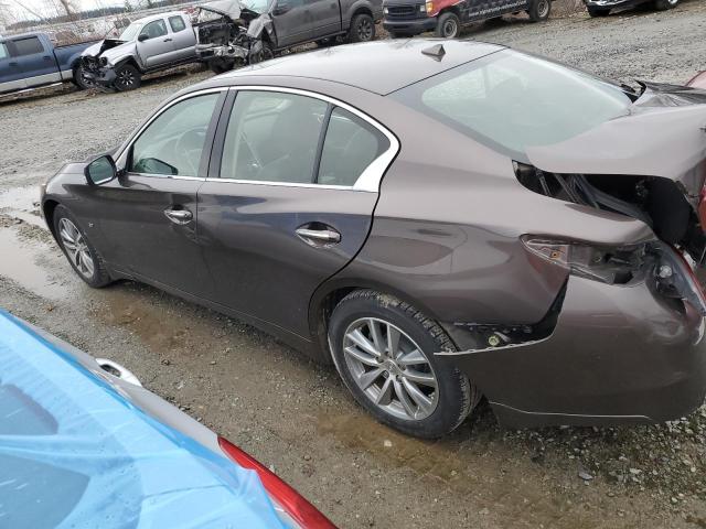 JN1BV7AR3FM401952 - 2015 INFINITI Q50 BASE BROWN photo 2