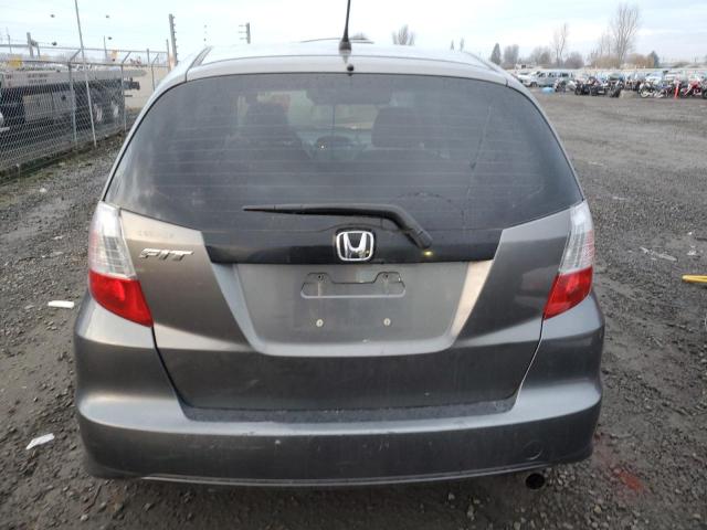 JHMGE8H33DC063240 - 2013 HONDA FIT GRAY photo 6