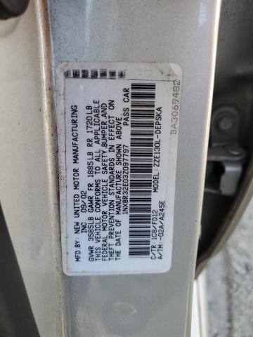 1NXBR32E03Z097797 - 2003 TOYOTA COROLLA CE SILVER photo 13