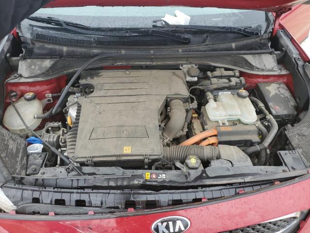 KNDCB3LC8H5088857 - 2017 KIA NIRO FE RED photo 11