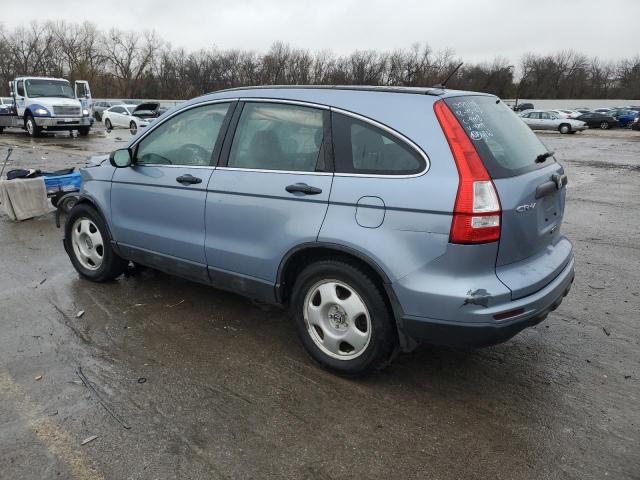 5J6RE4H34BL074709 - 2011 HONDA CR-V LX BLUE photo 2