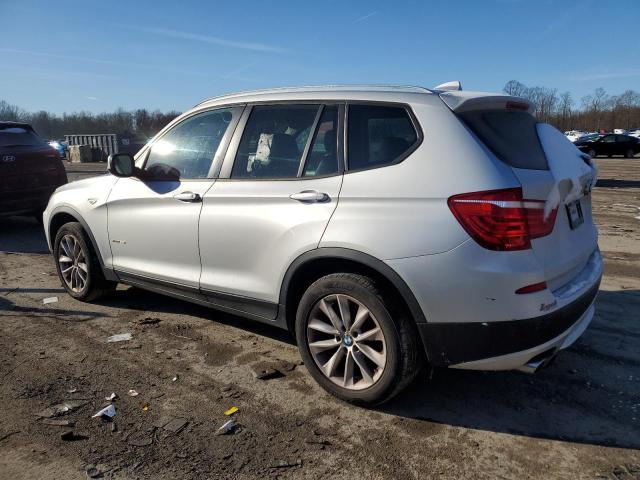 5UXWX9C5XE0D14376 - 2014 BMW X3 XDRIVE28I SILVER photo 2