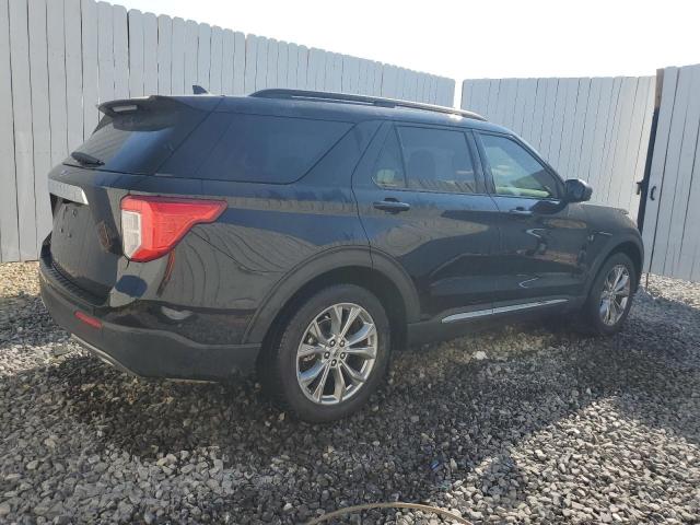 1FMSK7DHXNGB12746 - 2022 FORD EXPLORER XLT BLACK photo 3