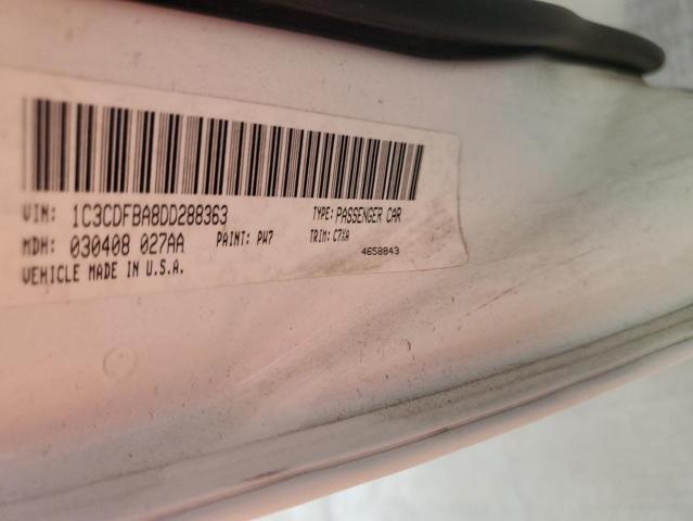 1C3CDFBA8DD288363 - 2013 DODGE DART SXT WHITE photo 13