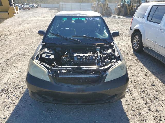 1HGES26784L013813 - 2004 HONDA CIVIC EX BLACK photo 5