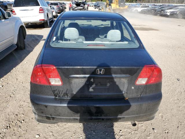 1HGES26784L013813 - 2004 HONDA CIVIC EX BLACK photo 6