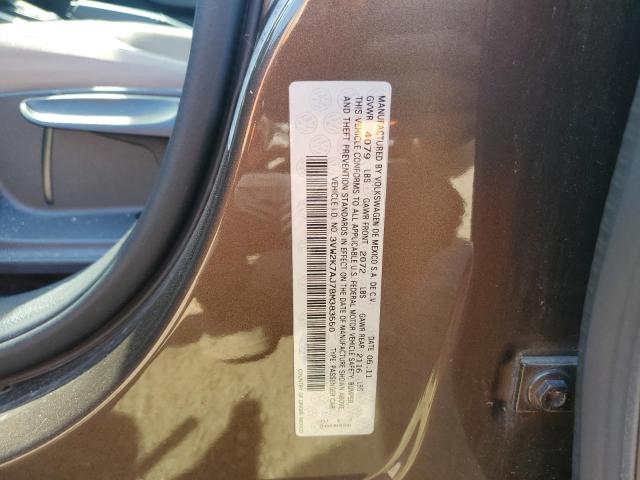 3VW2K7AJ7BM383550 - 2011 VOLKSWAGEN JETTA BASE بني صورة 12