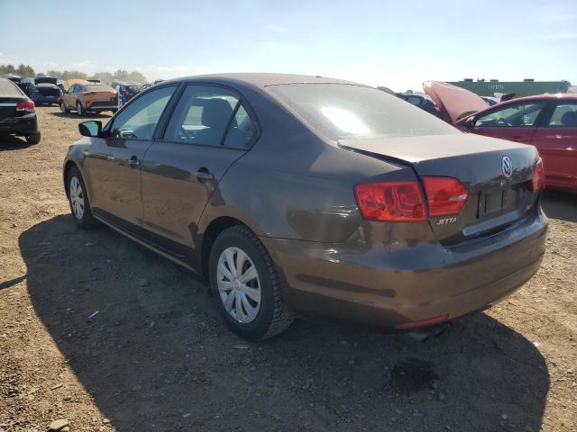 3VW2K7AJ7BM383550 - 2011 VOLKSWAGEN JETTA BASE بني صورة 2