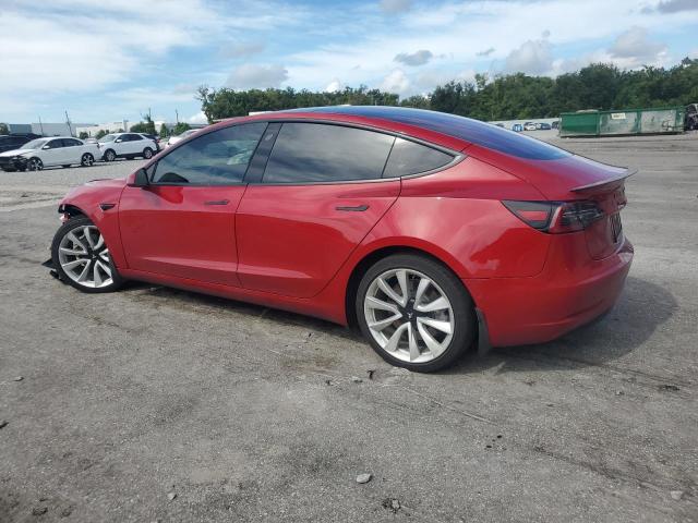 5YJ3E1EA3JF006254 - 2018 TESLA MODEL 3 红色 照片 2