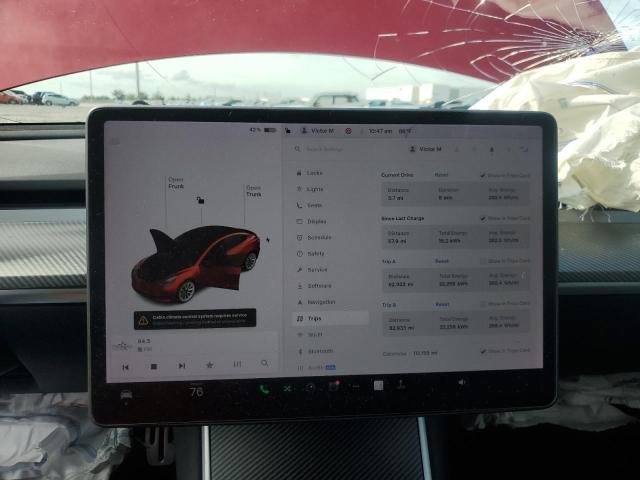 5YJ3E1EA3JF006254 - 2018 TESLA MODEL 3 红色 照片 9