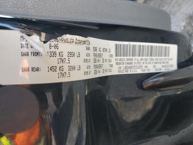 1J8GS48KX7C516373 - 2007 JEEP GRAND CHER LAREDO BLACK photo 13