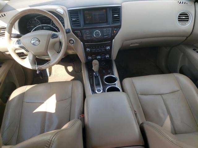 5N1AR2MM4DC638917 - 2013 NISSAN PATHFINDER S WHITE photo 8