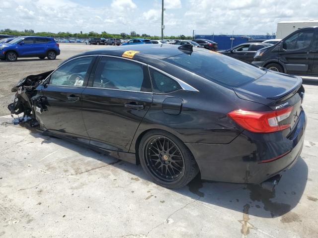 1HGCV1F33KA010090 - 2019 HONDA ACCORD SPORT أسود صورة 2