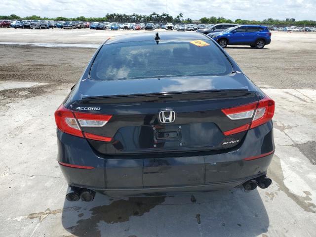 1HGCV1F33KA010090 - 2019 HONDA ACCORD SPORT أسود صورة 6