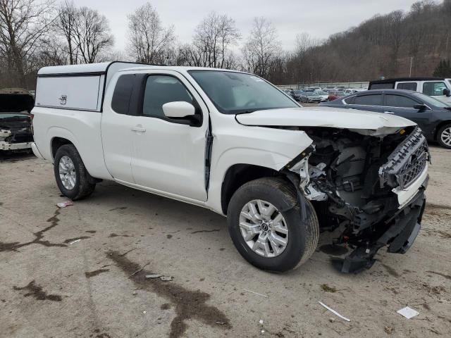 1N6ED1CL5NN670964 - 2022 NISSAN FRONTIER S WHITE photo 4