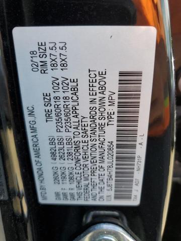 5J8TB4H78JL020854 - 2018 ACURA RDX ADVANCE BLACK photo 13