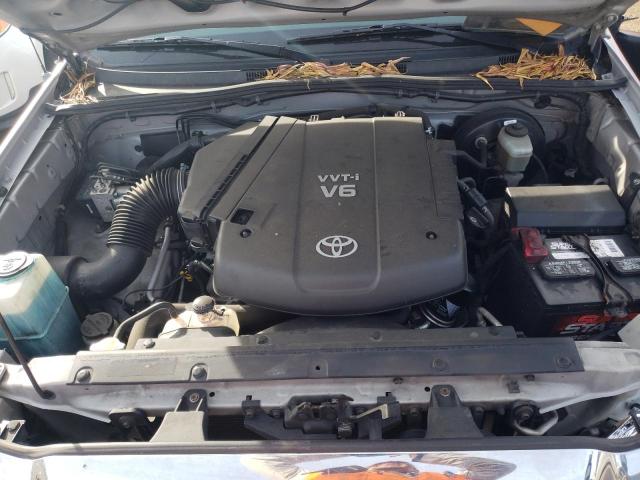 5TEJU62N78Z503895 - 2008 TOYOTA TACOMA DOUBLE CAB PRERUNNER SILVER photo 11