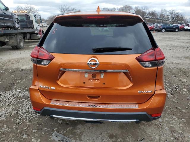 5N1AT2MV9JC837385 - 2018 NISSAN ROGUE S ORANGE photo 6