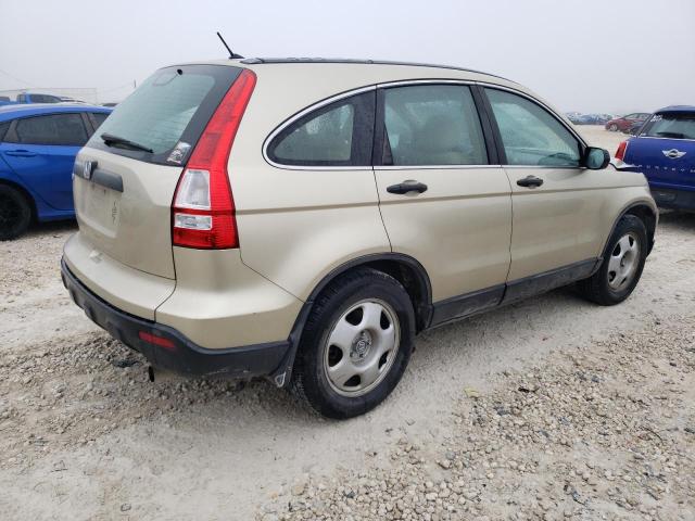 5J6RE38379L027257 - 2009 HONDA CR-V LX GOLD photo 3